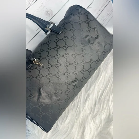 Authentic Gucci GG Canvas Boston Bag – Y2K Vintage 🖤 - Picture 7 of 16